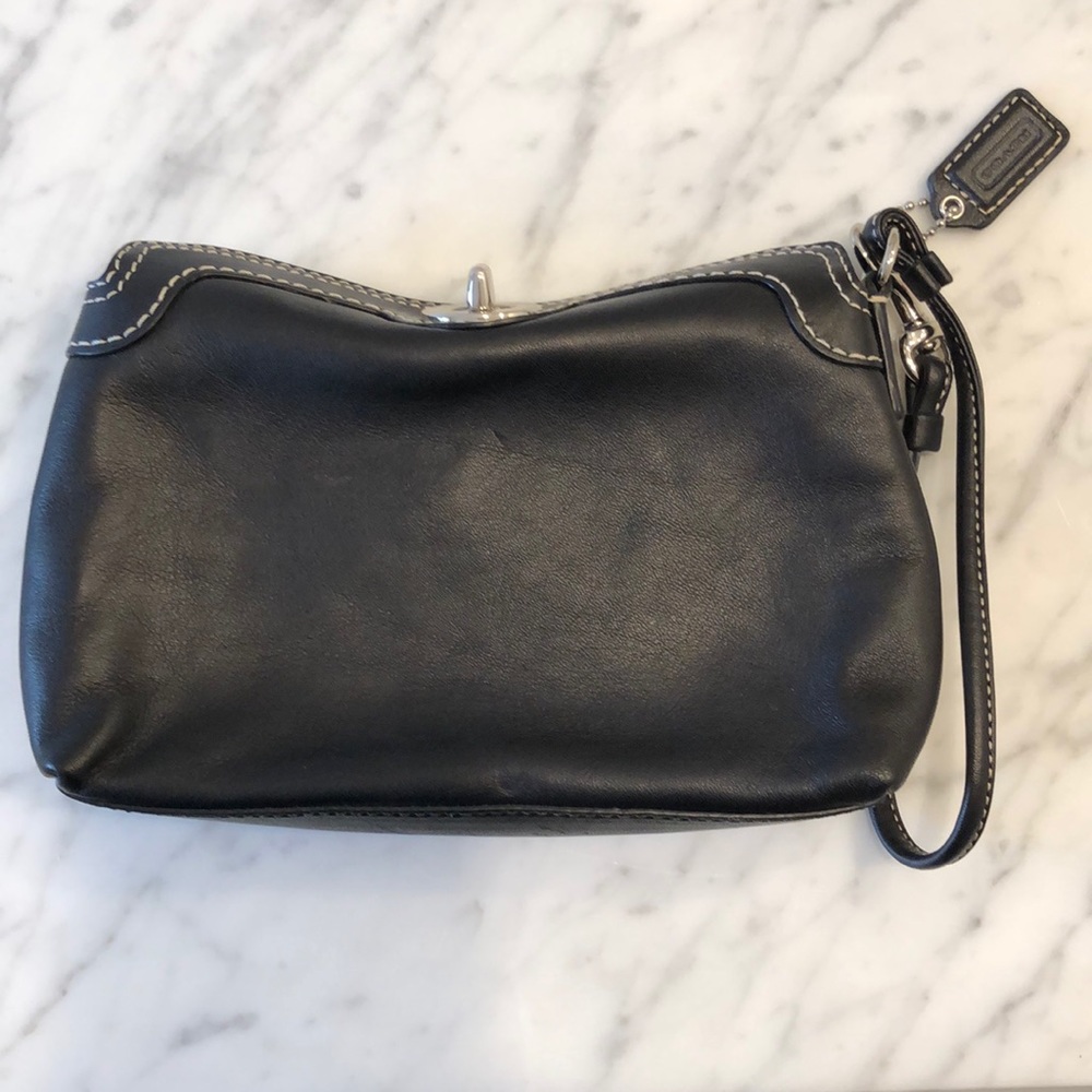 Black Coach wristlet